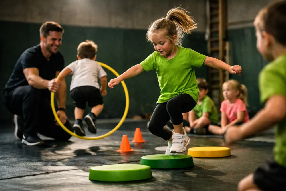 Bewegungsförderung für Vorschulkinder im Sport