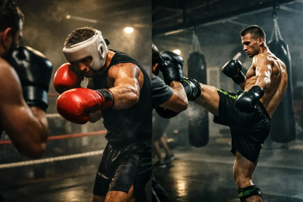 Boxen oder Kickboxen - der Unterschied