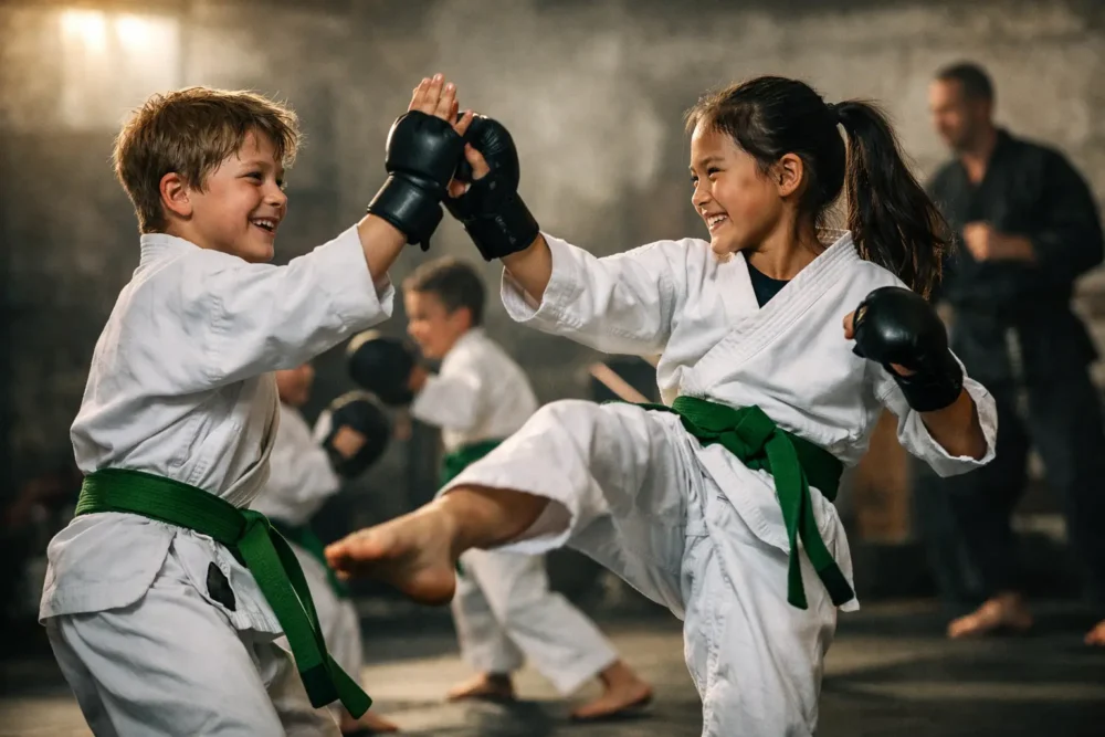 Kinder im Kampfsport motivieren mit Freude