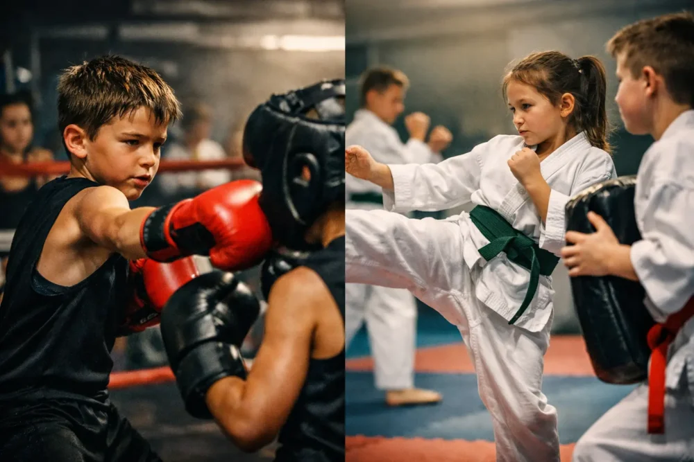 Kinder: Boxen oder Karate - was passt besser?